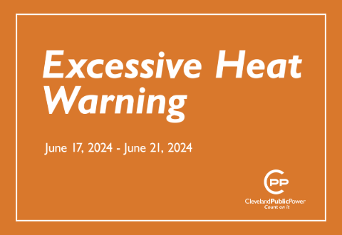 Message says excessive heat June 17-21